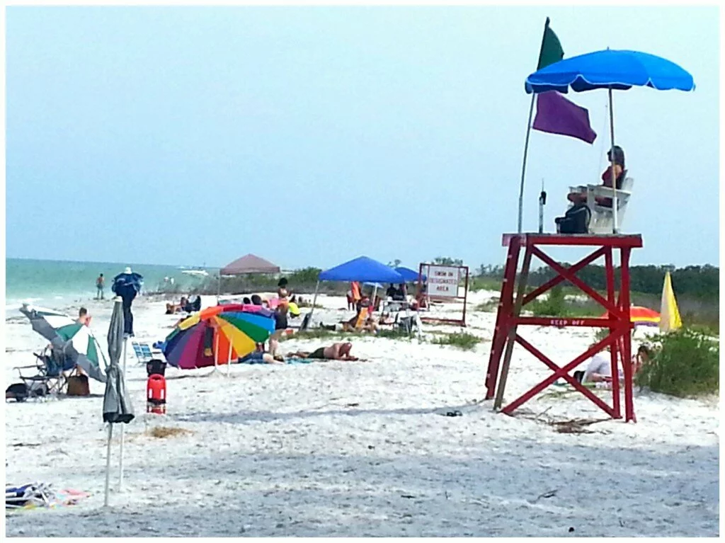 Life guards are on duty at North Beach during the posted times