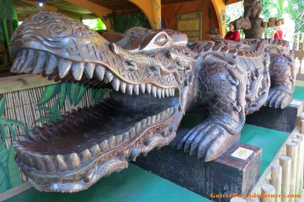 Gator Carving