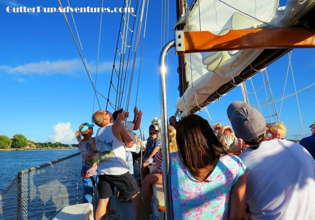 Aboard sailboat 1